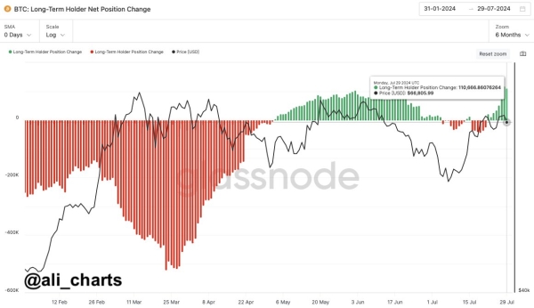 Long-Term Investors Accumulate $7.4B in Bitcoin as Weak Hands Dump0