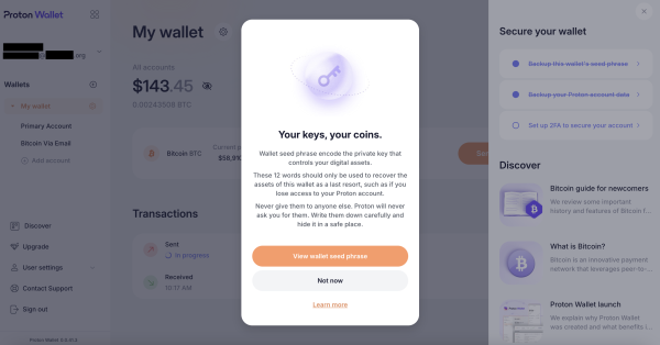 Proton Wallet Review: A Bitcoin Software Wallet That Simplifies Transactions15