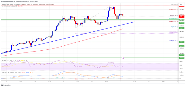 Bitcoin Price Steadies at $90K: Is Another Rally in Sight?0