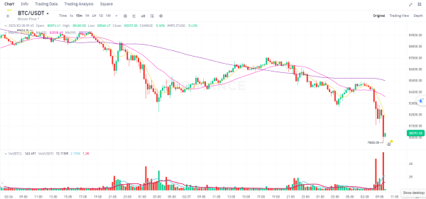 Bitcoin sinks under $80,000, faces potential drop to pre-election levels as correction continues0