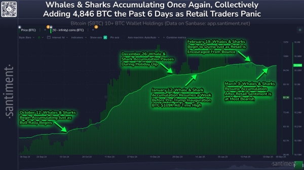 Bitcoin Rebound Coming in Second Half of March? Why Santiment Thinks So0