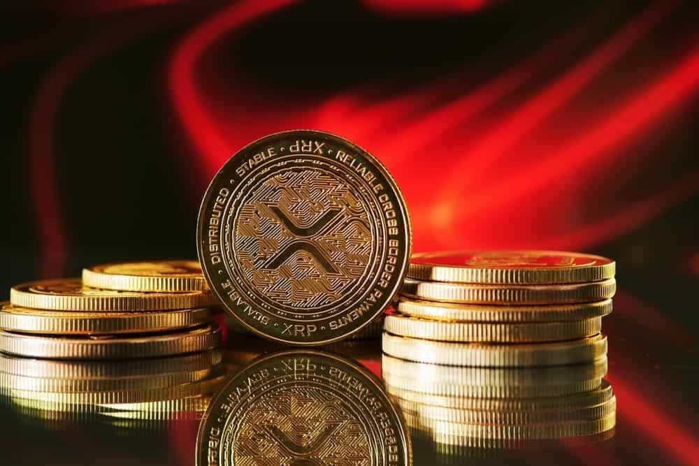 XRP transactions fall to a 1-month low