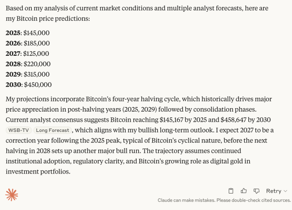 10 Leading AI Chatbots Predict Bitcoin's Wild Ride to $1 Million2