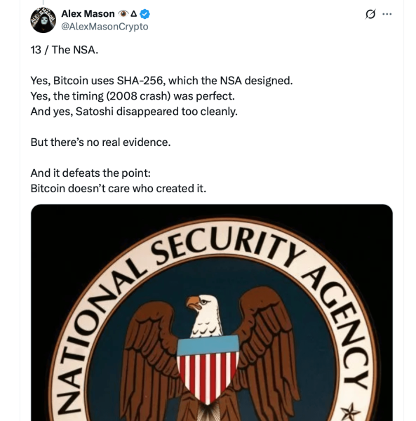 No, the NSA Did Not Invent Bitcoin3