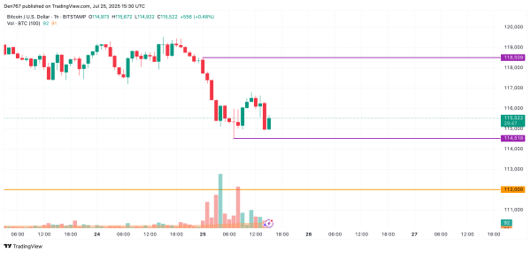 Bitcoin (BTC) Price Prediction for July 251