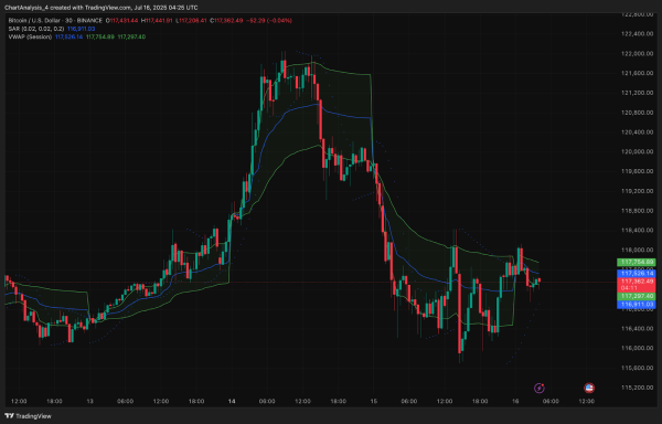 Bitcoin (BTC) Price Prediction for July 17, 20253