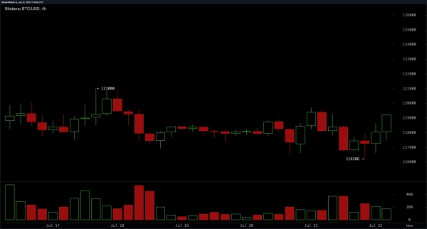 Bitcoin Price Watch: Short-Term Rally Holds Above $119K With Bullish Momentum1